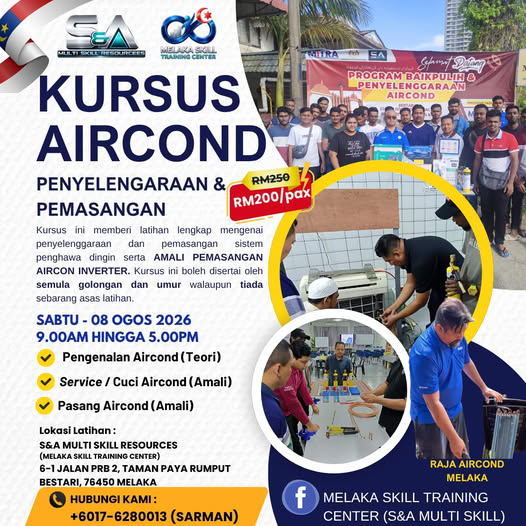 Pemasangan & Penyelenggaraan Aircond